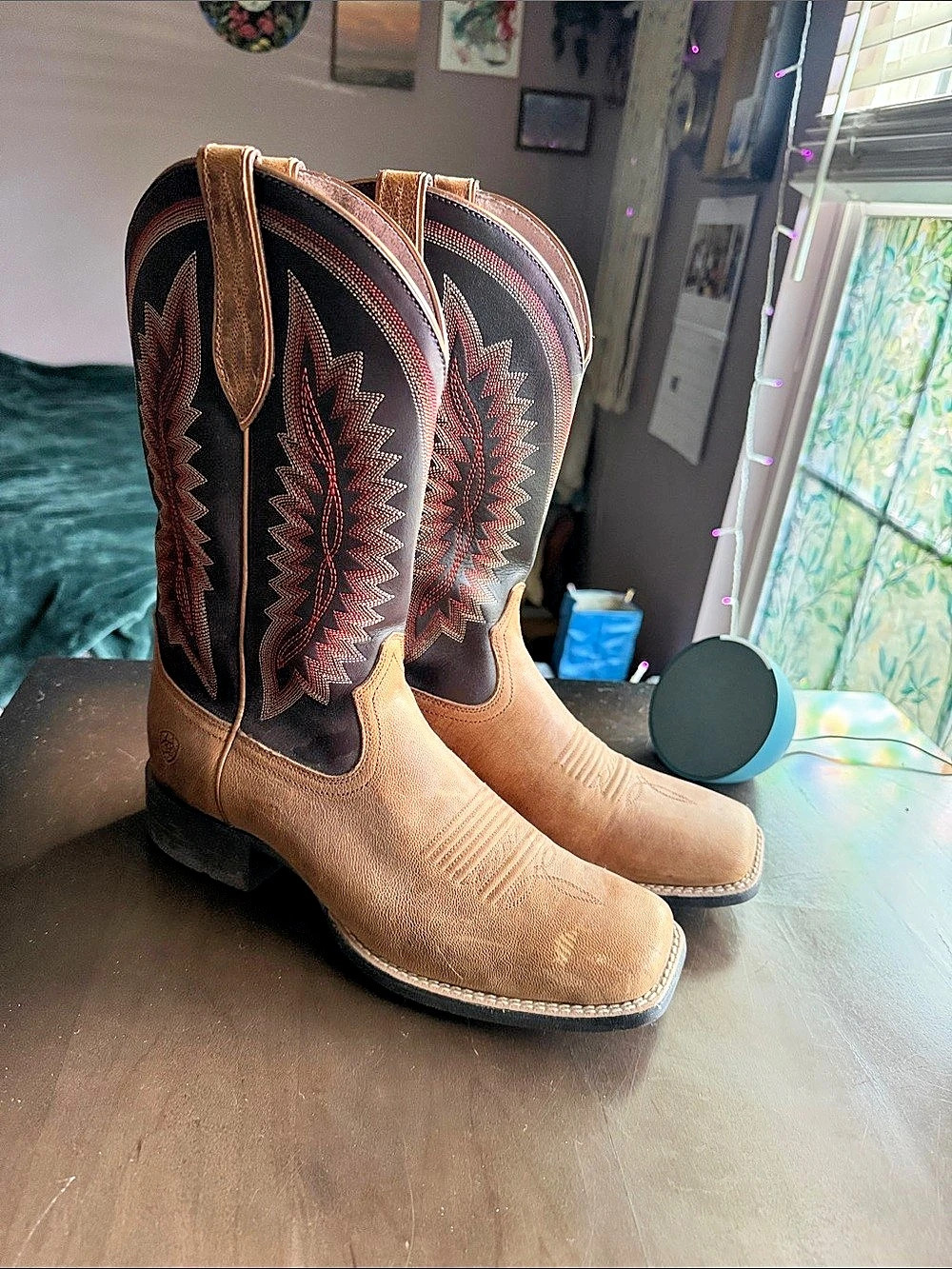 Ariat Quickdraw Legacy Western Boot Brown & Black US 9B